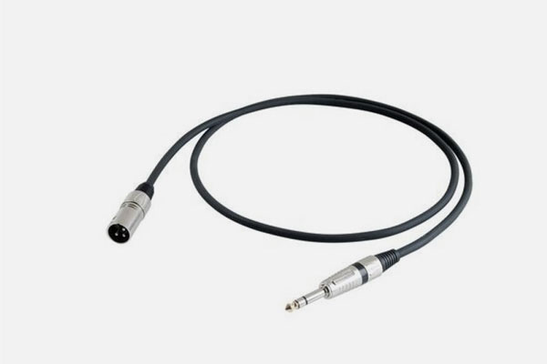 stage335lu5 microphone cable xlr m - jack stereo 5m by proel
